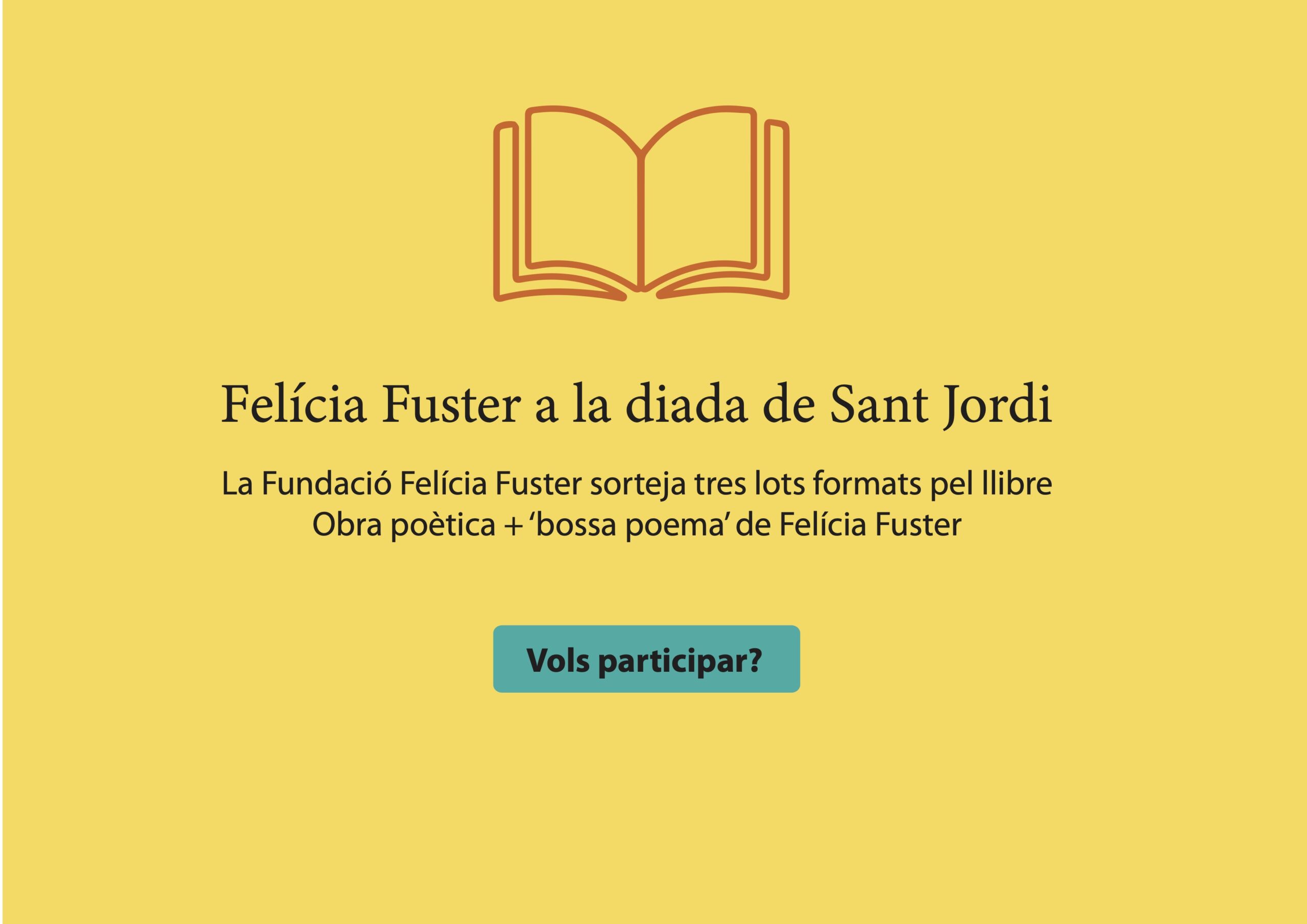 Felícia Fuster a la diada de Sant Jordi 2023_Sorteig