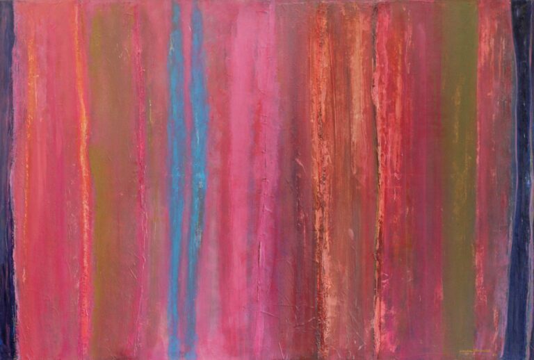 Sense títol · 1984 · 130 X 195 cm · Oli sobre tela amb trossos enganxats