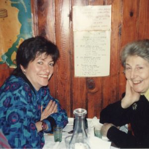 Felícia Fuster amb Enrica Mata, anys 90